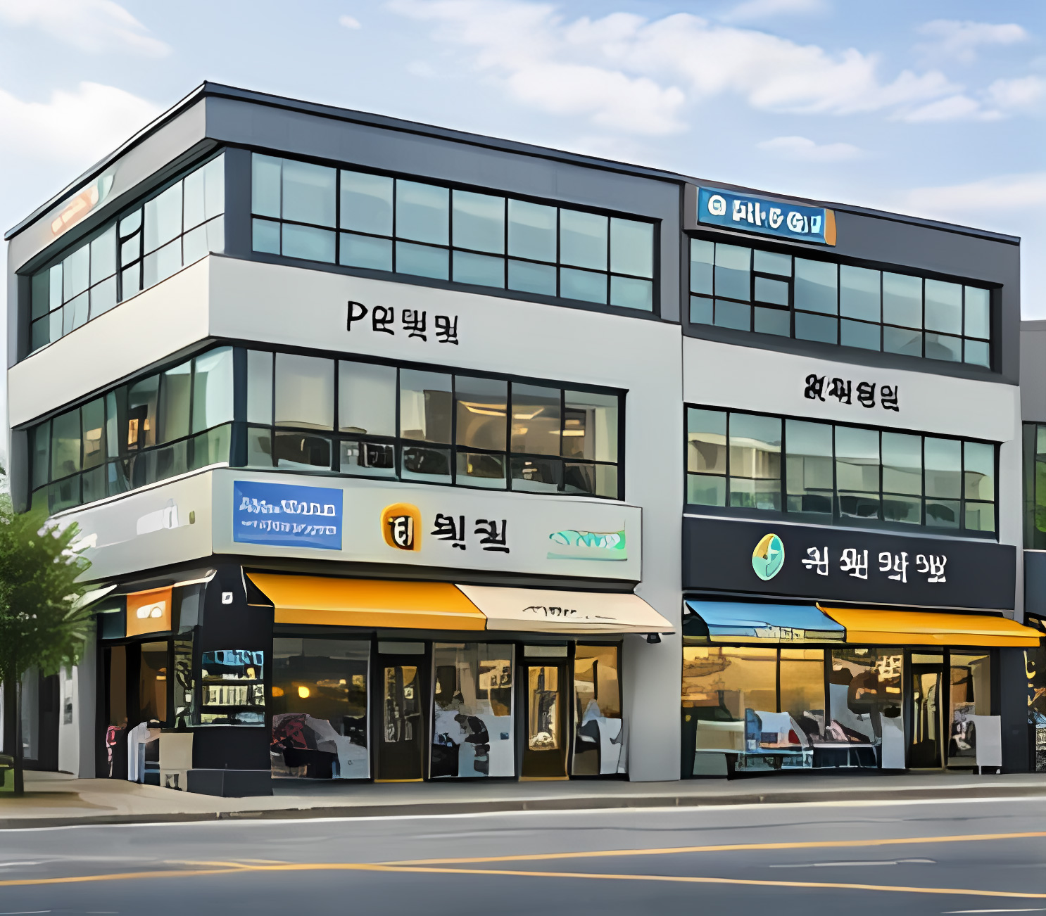다율동 코너 건물 사진 2