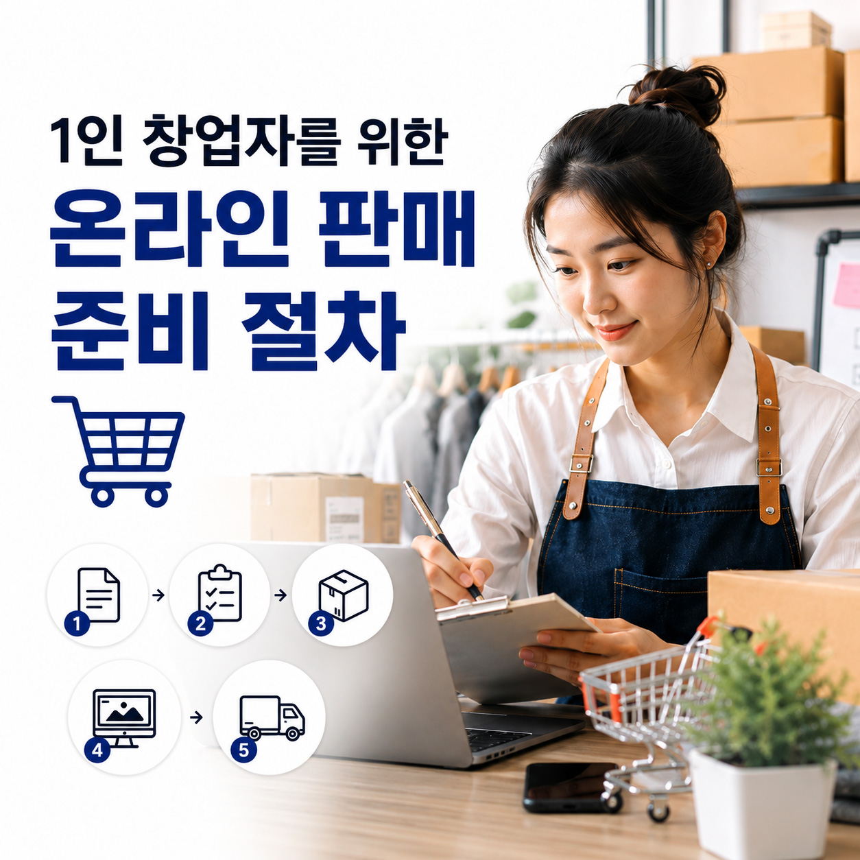 1인 창업자를 위한 온라인 판매 준비 절차